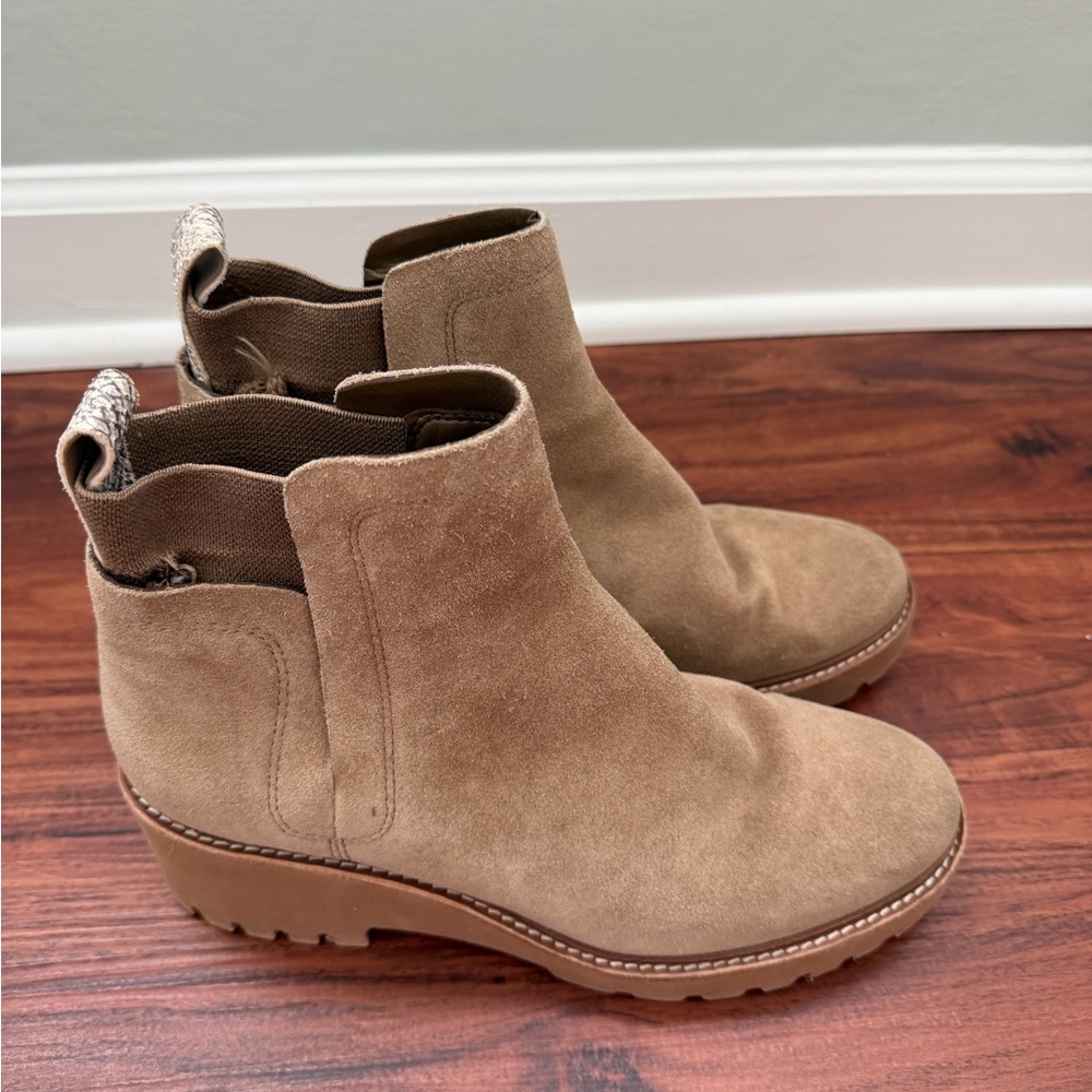 Tan Suede Ankle Boots
